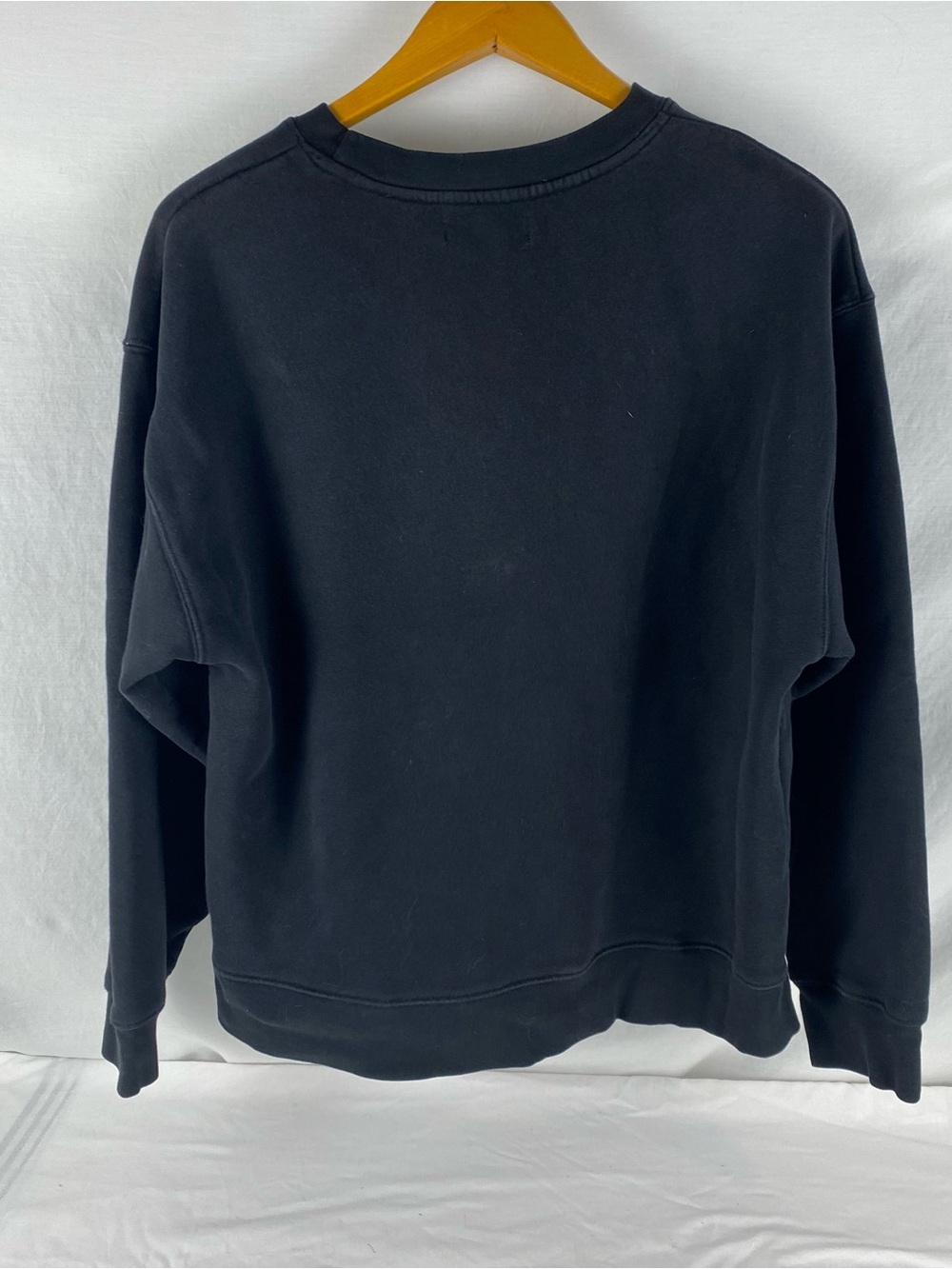 Brunette The Label Black Oversized Wide Sleeve Crewneck Sweatshirt M/L - Picture 4 of 7